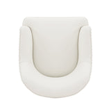 Raya Dining Armchair in Cream by Manhattan Comfort at Eve Furniture