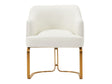 Raya Dining Armchair in Cream by Manhattan Comfort at Eve Furniture