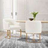 Raya Dining Armchair in Cream (set of 2) by Manhattan Comfort at Eve Furniture