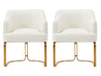 Raya Dining Armchair in Cream (set of 2) by Manhattan Comfort at Eve Furniture