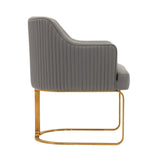 Raya Dining Armchair in Taupe by Manhattan Comfort at Eve Furniture