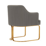 Raya Dining Armchair in Taupe by Manhattan Comfort at Eve Furniture