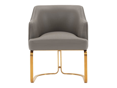 Raya Dining Armchair in Taupe by Manhattan Comfort at Eve Furniture
