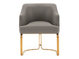Raya Dining Armchair in Taupe by Manhattan Comfort at Eve Furniture
