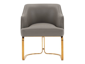 Raya Dining Armchair in Taupe by Manhattan Comfort at Eve Furniture