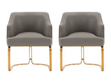 Raya Dining Armchair in Taupe (set of 2) by Manhattan Comfort at Eve Furniture