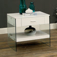Raya White End Table by Furniture of America at Eve Furniture