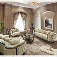 Raylina Gray/Beige 3 Piece Fabric Living Room Set by Homey Design at Eve Furniture