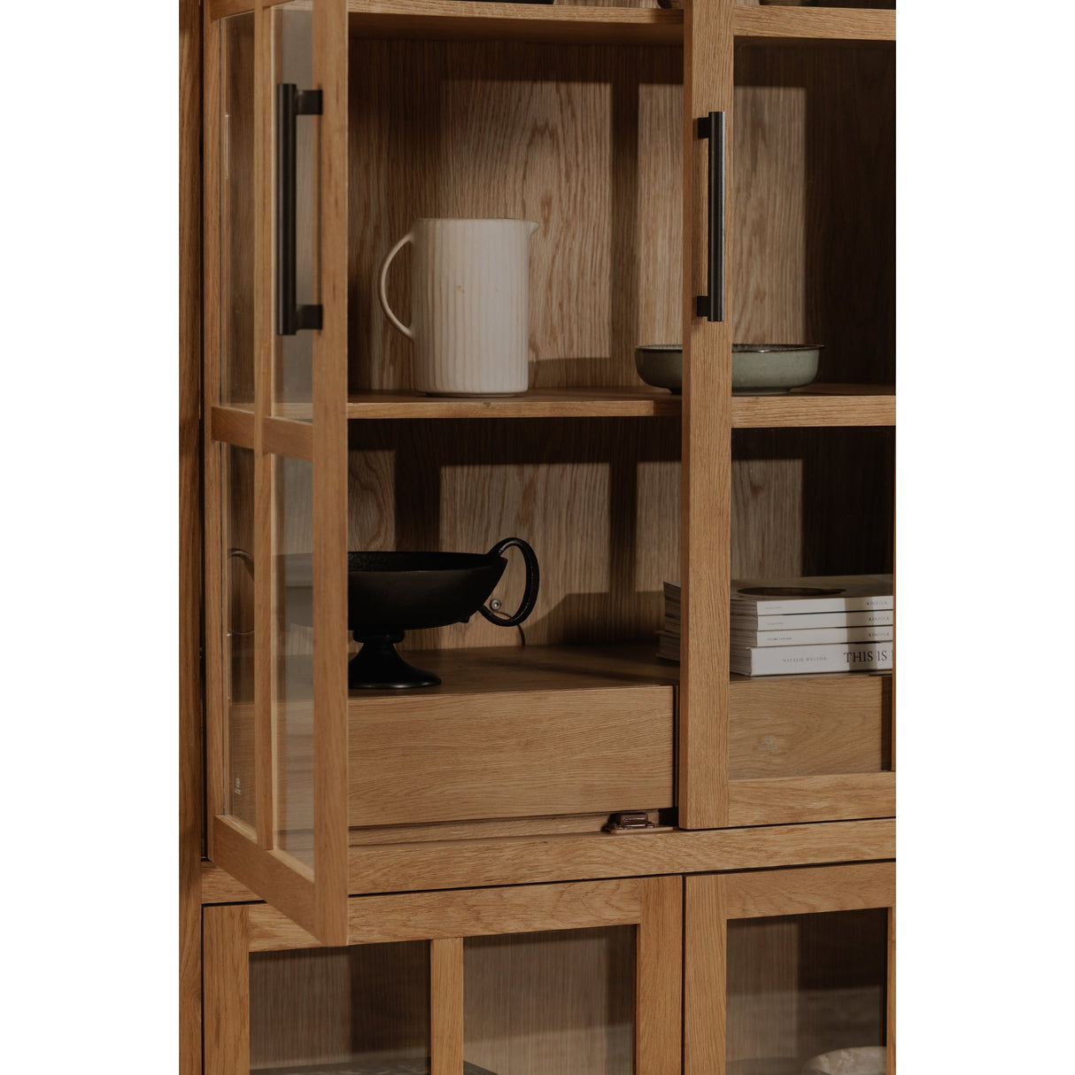 Raymond Natural Tall Cabinet by Moe's Home at Eve Furniture