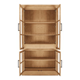 Raymond Natural Tall Cabinet by Moe's Home at Eve Furniture