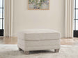 Rayne-Cove Opal Ottoman by Ashley at Eve Furniture