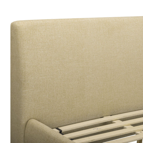 Rayne Textured Fabric Bed by TOV Furniture at Eve Furniture
