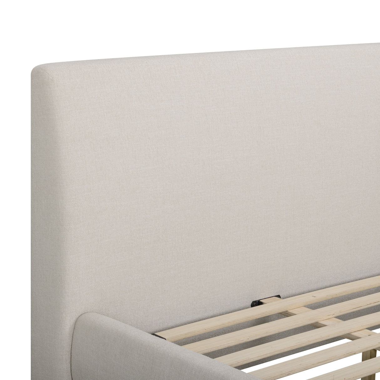 Rayne Textured Fabric Bed by TOV Furniture at Eve Furniture