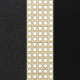 Rayo Black Rattan Cane Back Accent Chair with Padded Seat by Coaster at Eve Furniture