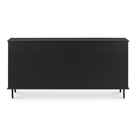 Reagan Black 6 Drawer Dresser by MOES at Eve Furniture