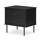 Reagan Black Nightstand by MOES at Eve Furniture