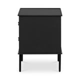 Reagan Black Nightstand by MOES at Eve Furniture