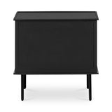 Reagan Black Nightstand by MOES at Eve Furniture
