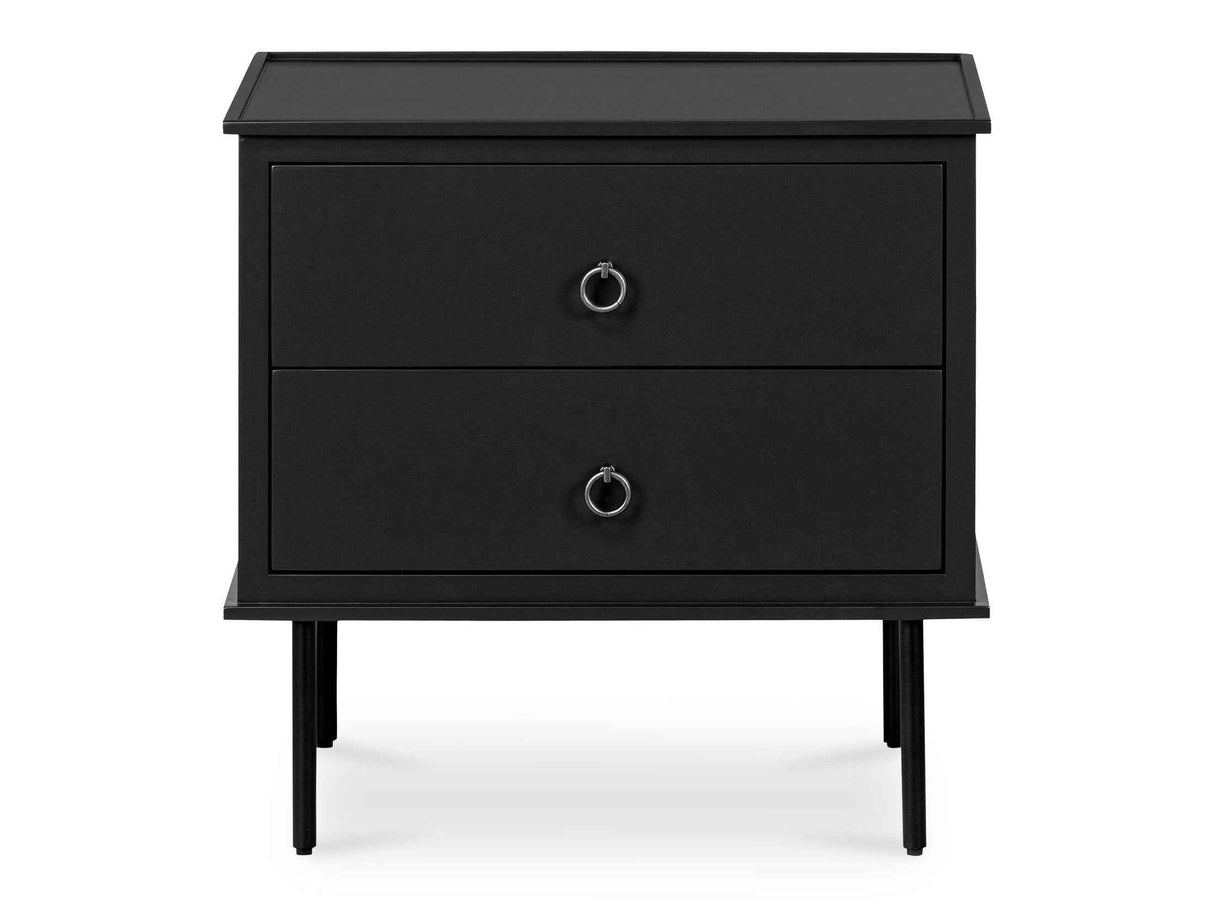 Reagan Black Nightstand