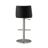 Reagan Performance Vegan Leather Adjustable Stool by TOV Furniture at Eve Furniture