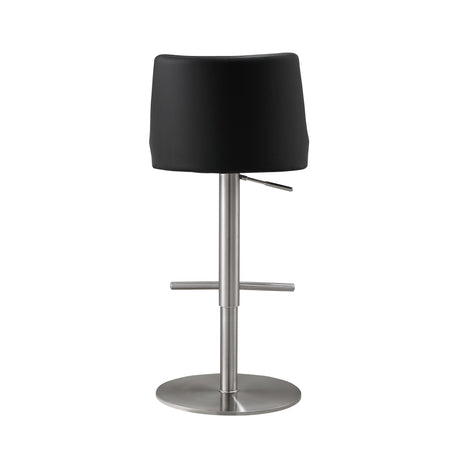 Reagan Performance Vegan Leather Adjustable Stool by TOV Furniture at Eve Furniture
