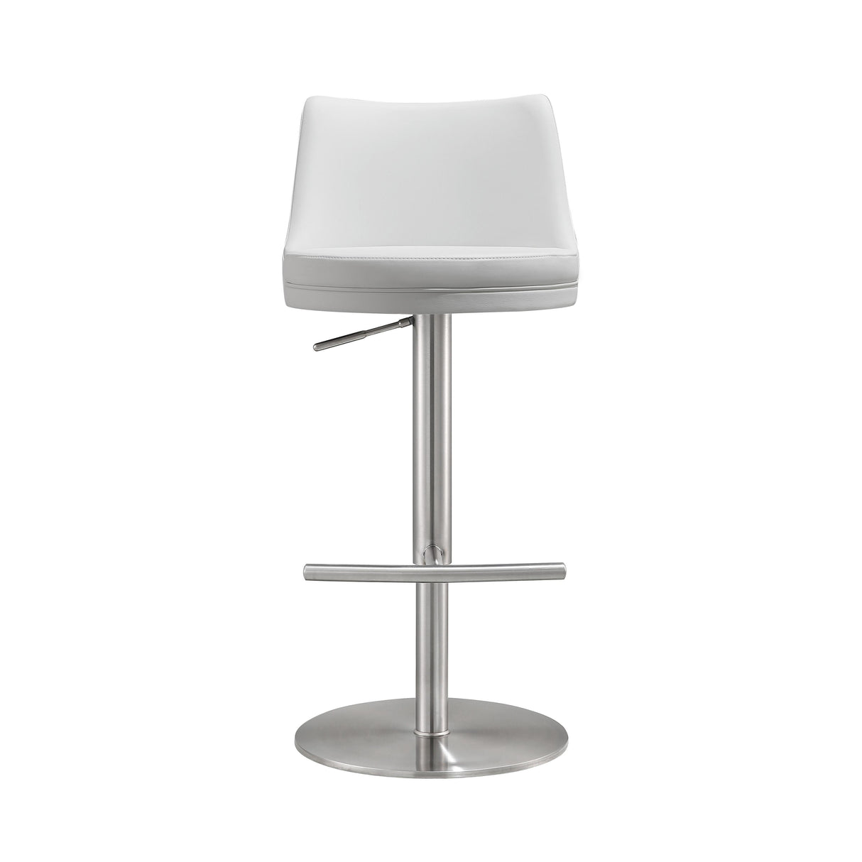 Reagan Performance Vegan Leather Adjustable Stool by TOV Furniture at Eve Furniture