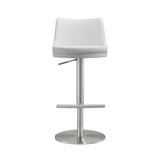 Reagan Performance Vegan Leather Adjustable Stool by TOV Furniture at Eve Furniture