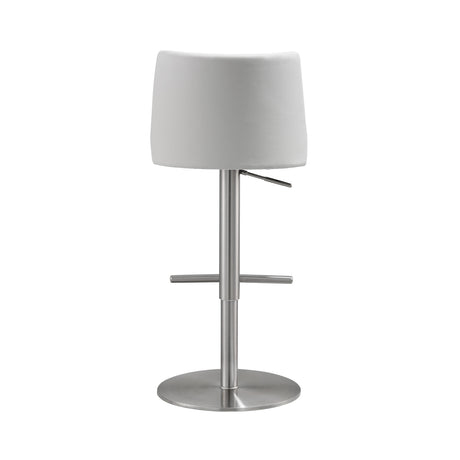 Reagan Performance Vegan Leather Adjustable Stool by TOV Furniture at Eve Furniture
