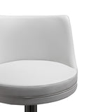 Reagan Performance Vegan Leather Adjustable Stool by TOV Furniture at Eve Furniture