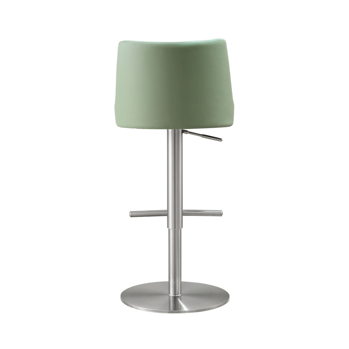 Reagan Performance Vegan Leather Adjustable Stool by TOV Furniture at Eve Furniture