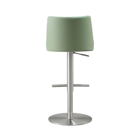 Reagan Performance Vegan Leather Adjustable Stool by TOV Furniture at Eve Furniture