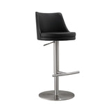 Reagan Performance Vegan Leather Adjustable Stool by TOV Furniture at Eve Furniture