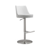 Reagan Performance Vegan Leather Adjustable Stool by TOV Furniture at Eve Furniture