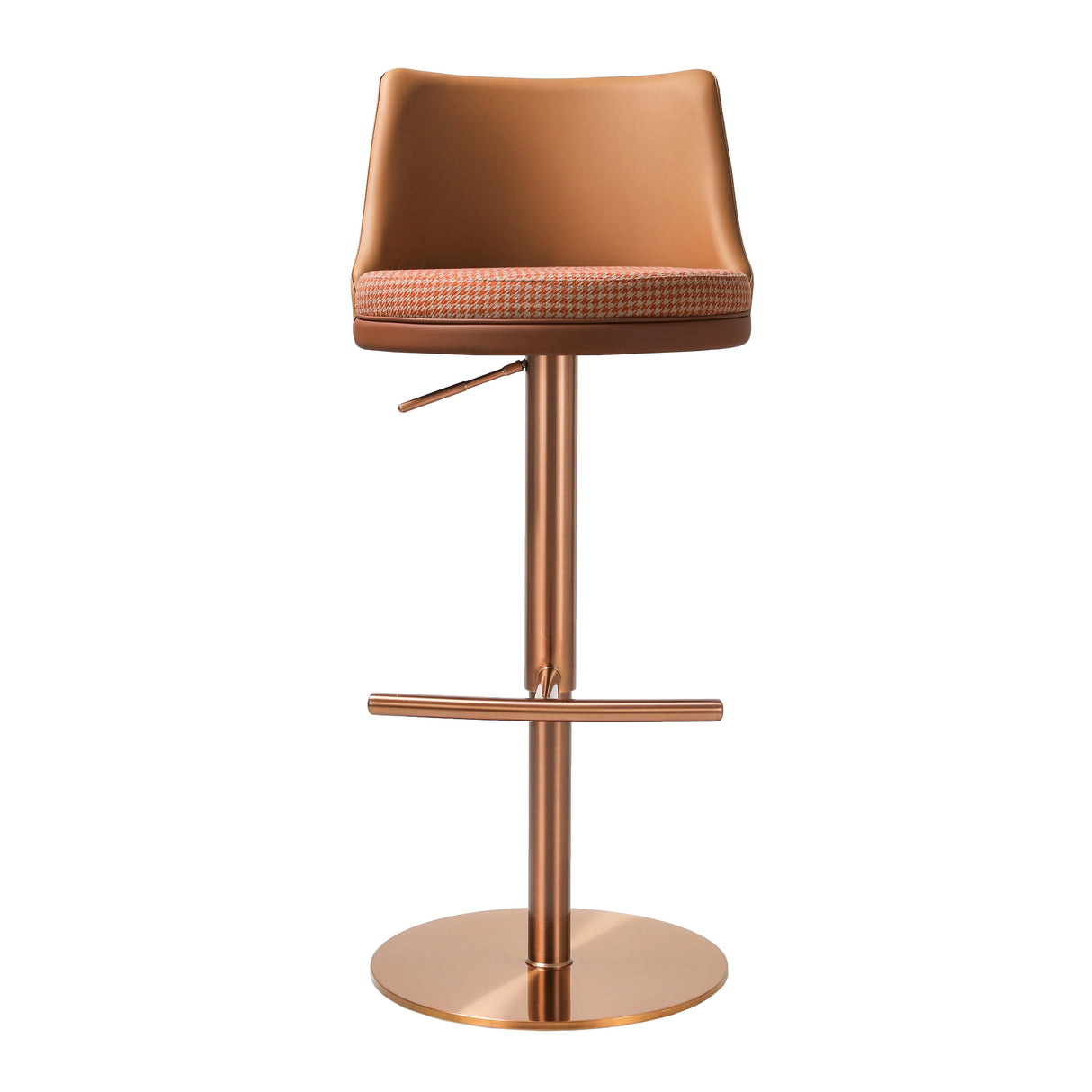 Reagan Performance Vegan Leather Adjustable Stool by TOV Furniture at Eve Furniture