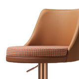 Reagan Performance Vegan Leather Adjustable Stool by TOV Furniture at Eve Furniture