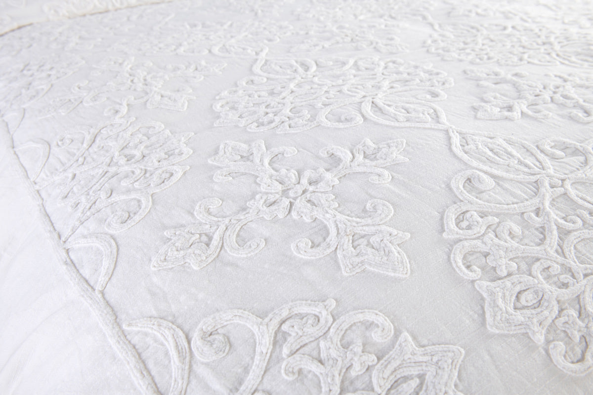 Reagan White Duvet Collection by Classic Home at Eve Furniture
