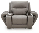 Real Moments Ash Power Recliner w/Audio Seating