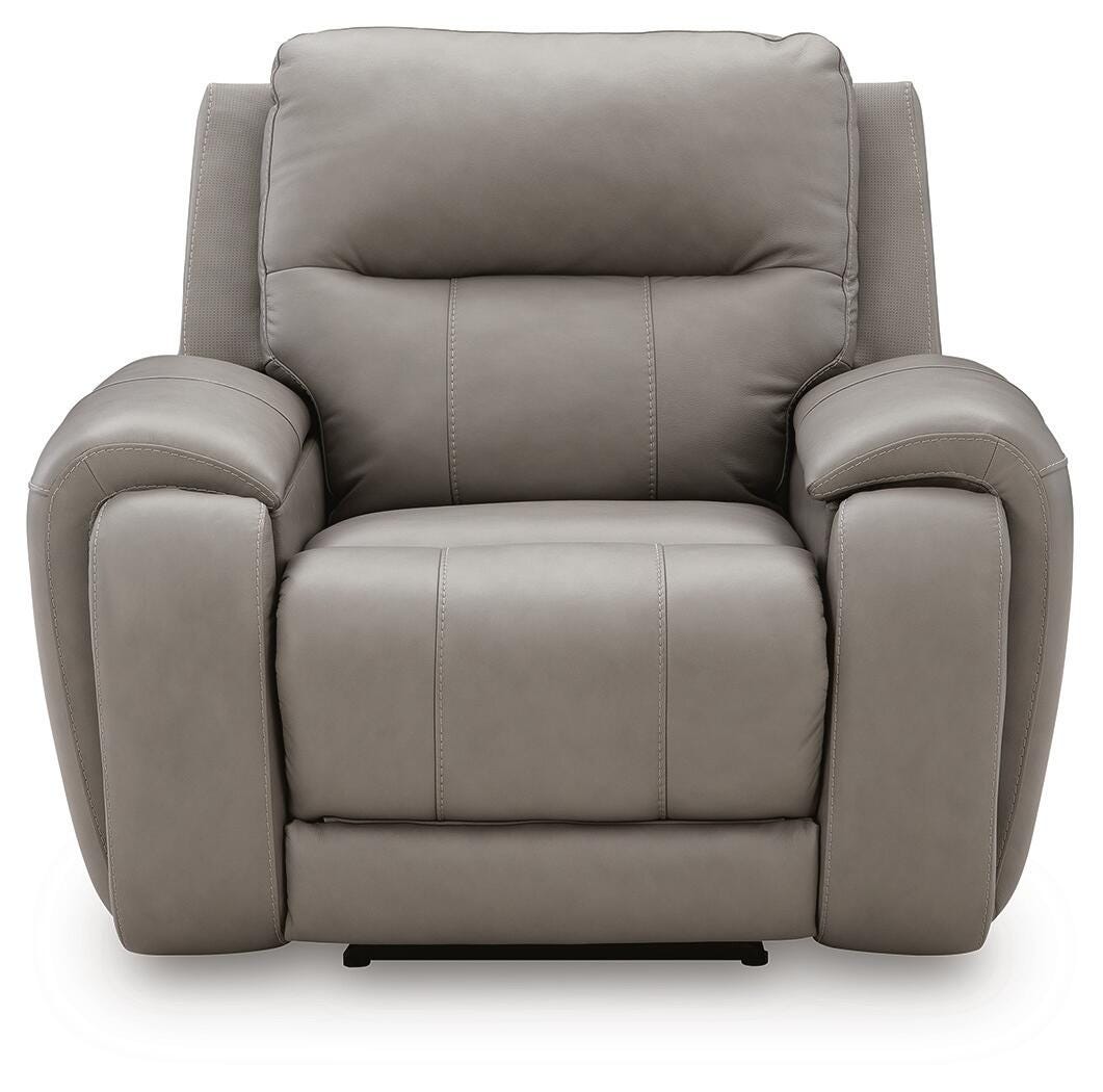 Real Moments Ash Power Recliner w/Audio Seating