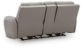 Real Moments Ash Power Reclining Loveseat with Audio Seating by Ashley at Eve Furniture