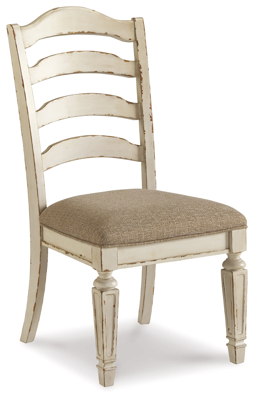 Realyn Chipped White 5-Piece Oval/Round Dining Table Set by Ashley at Eve Furniture