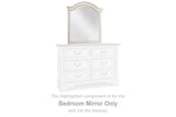 Realyn Chipped White Bedroom Mirror (Mirror Only) by Ashley at Eve Furniture