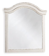 Realyn Chipped White Bedroom Mirror (Mirror Only) by Ashley at Eve Furniture