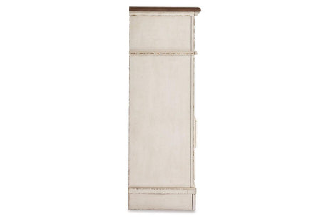 Realyn Chipped White Chest of Drawers by Ashley at Eve Furniture