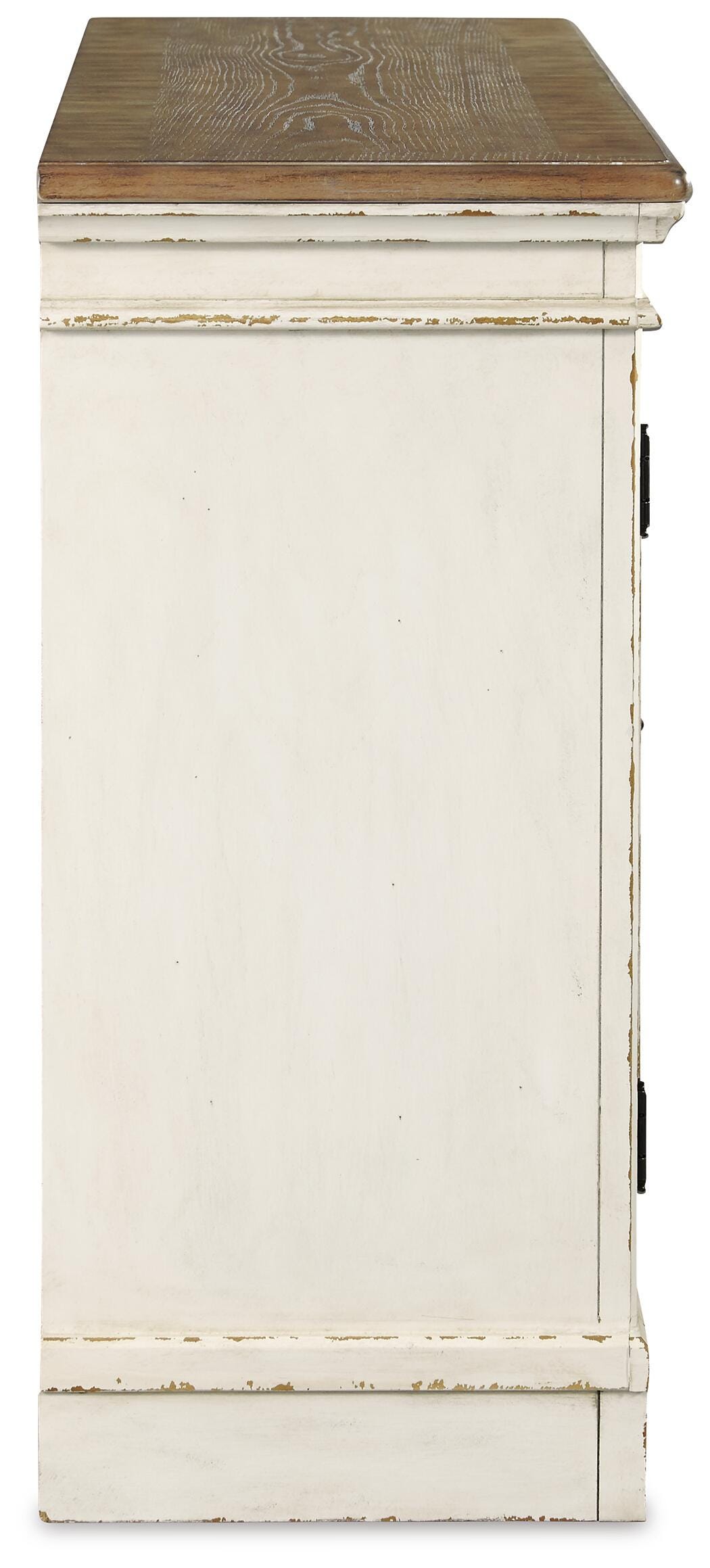 Realyn Chipped White Dining Server by Ashley at Eve Furniture