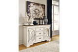 Realyn Chipped White Dining Server by Ashley at Eve Furniture