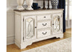 Realyn Chipped White Dining Server by Ashley at Eve Furniture