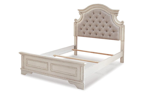 Realyn Chipped White Full Panel Bed by Ashley at Eve Furniture
