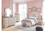 Realyn Chipped White Nightstand by Ashley at Eve Furniture