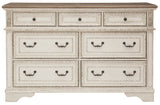 Realyn Chipped White Upholstered Sleigh Bedroom Set by Ashley at Eve Furniture