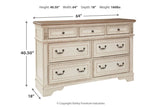 Realyn Chipped White Upholstered Sleigh Bedroom Set by Ashley at Eve Furniture
